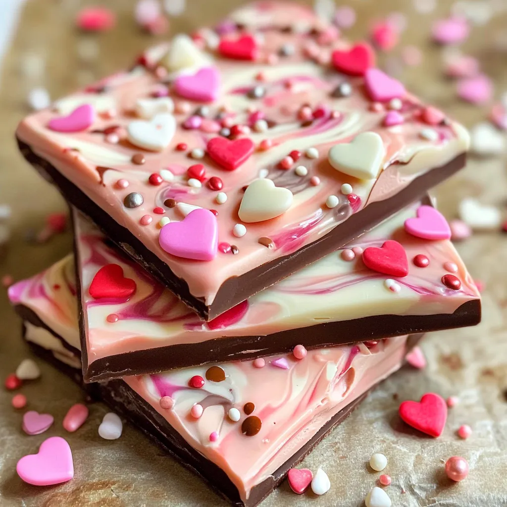 Valentine's Day Chocolate Bark