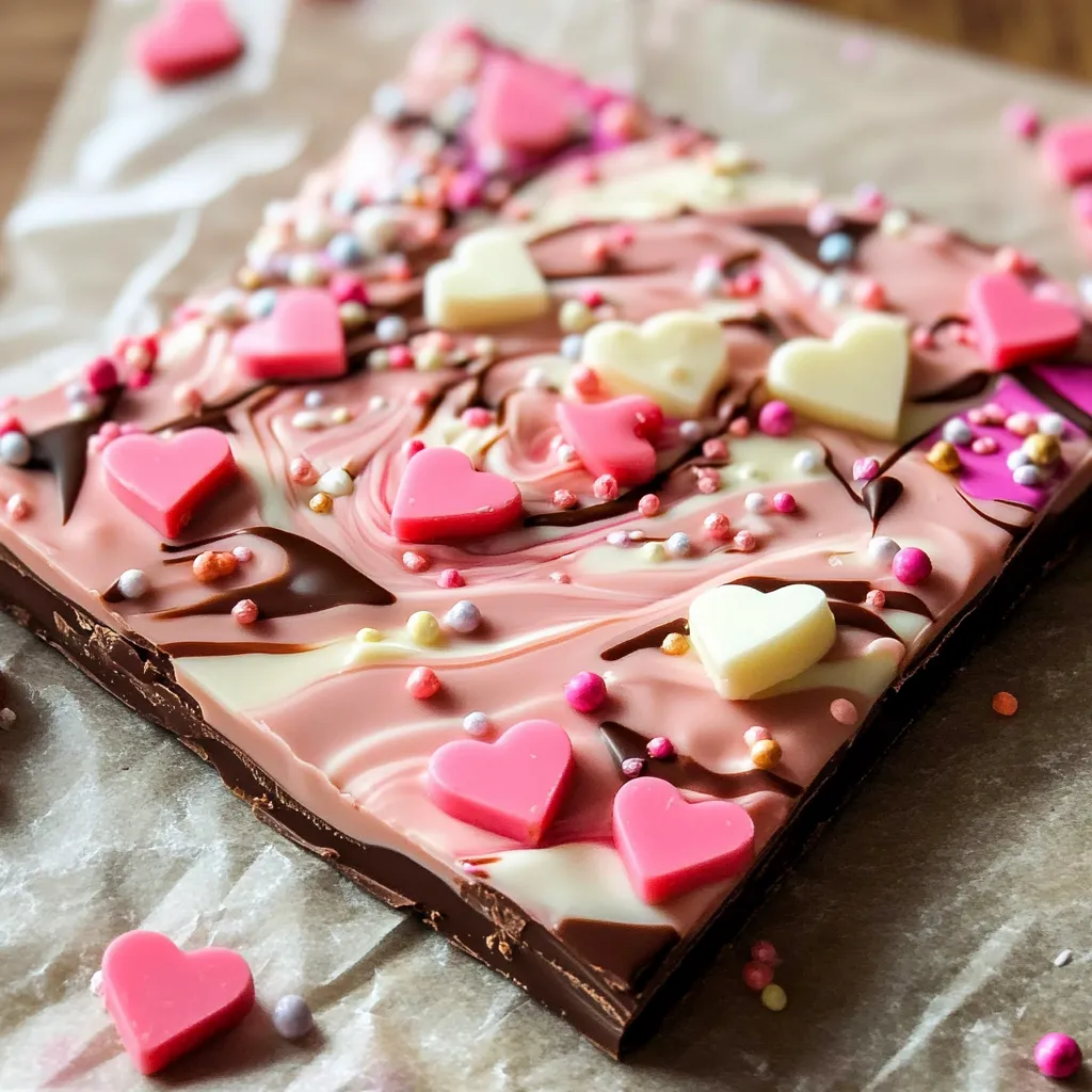 Valentine's Day Chocolate Bark Recipe