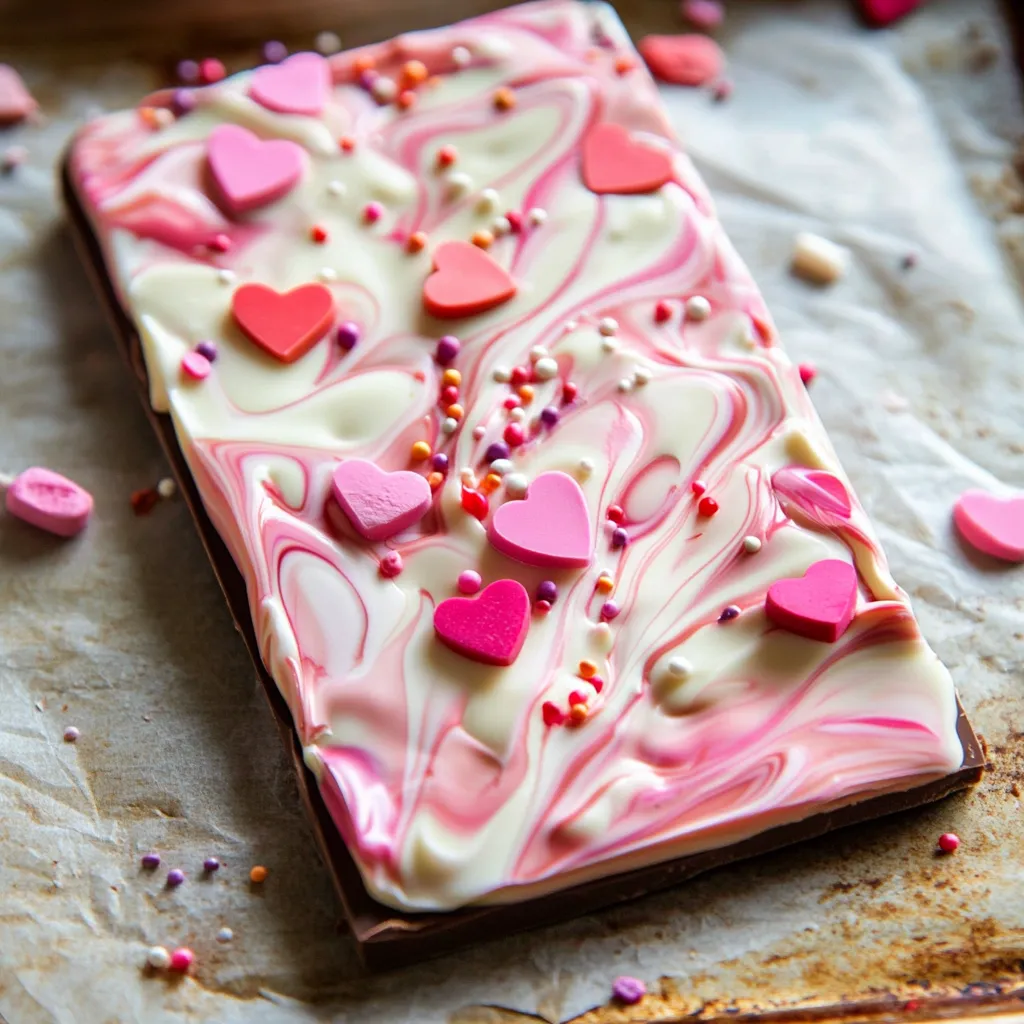 Easy Valentine's Day Chocolate Bark Recipe