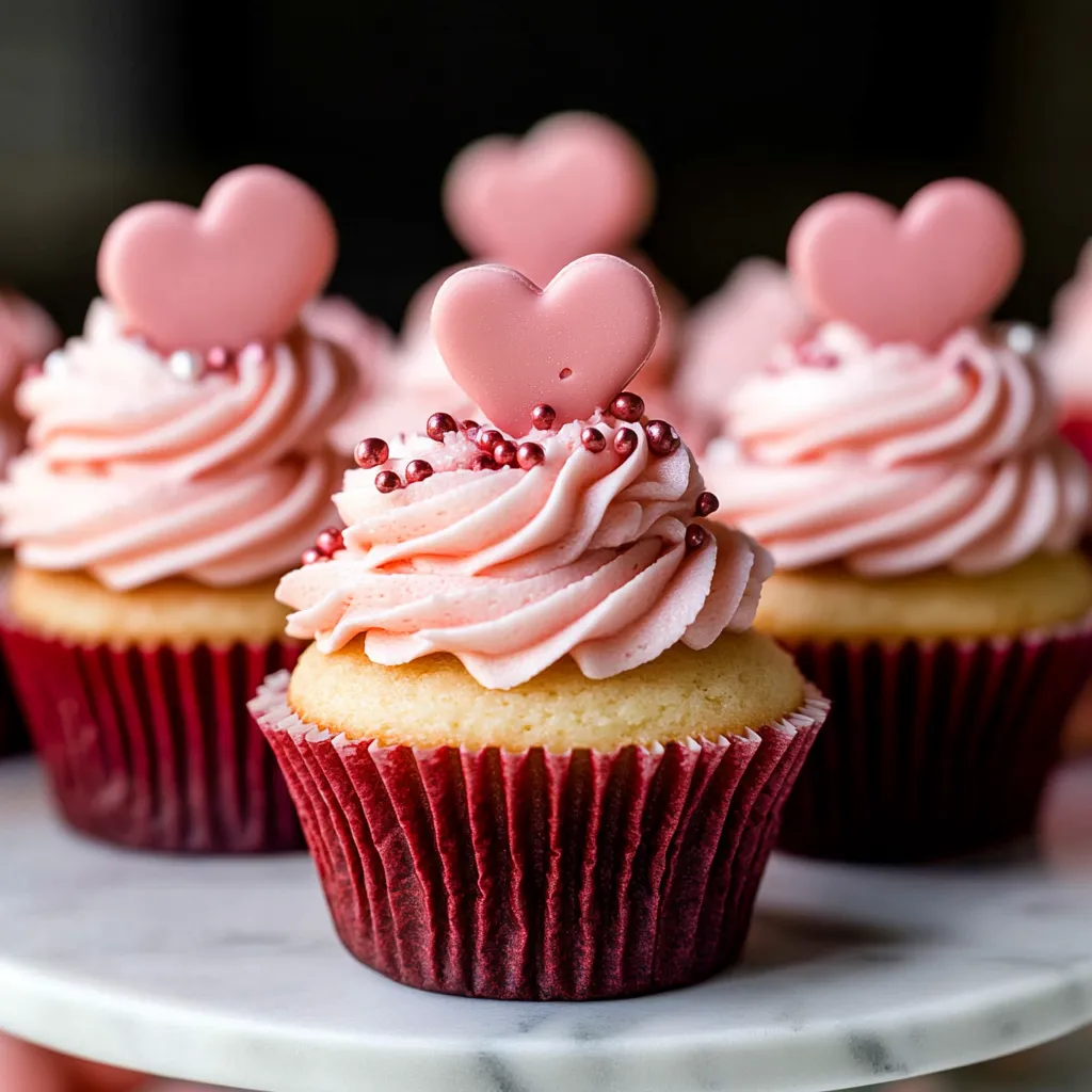 Valentine's Day Cupid Cupcakes