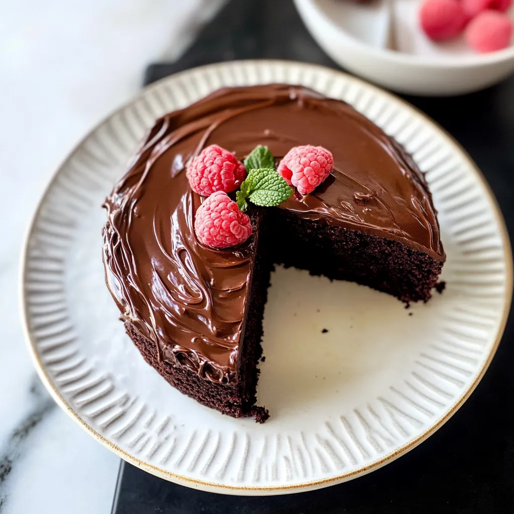 Delicious Small Chocolate Cake