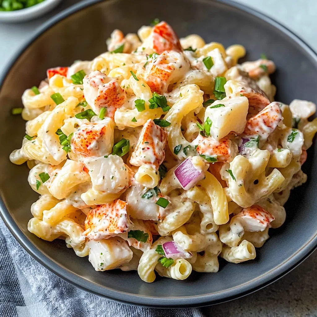 Delicious Lobster Roll Pasta Salad Recipe