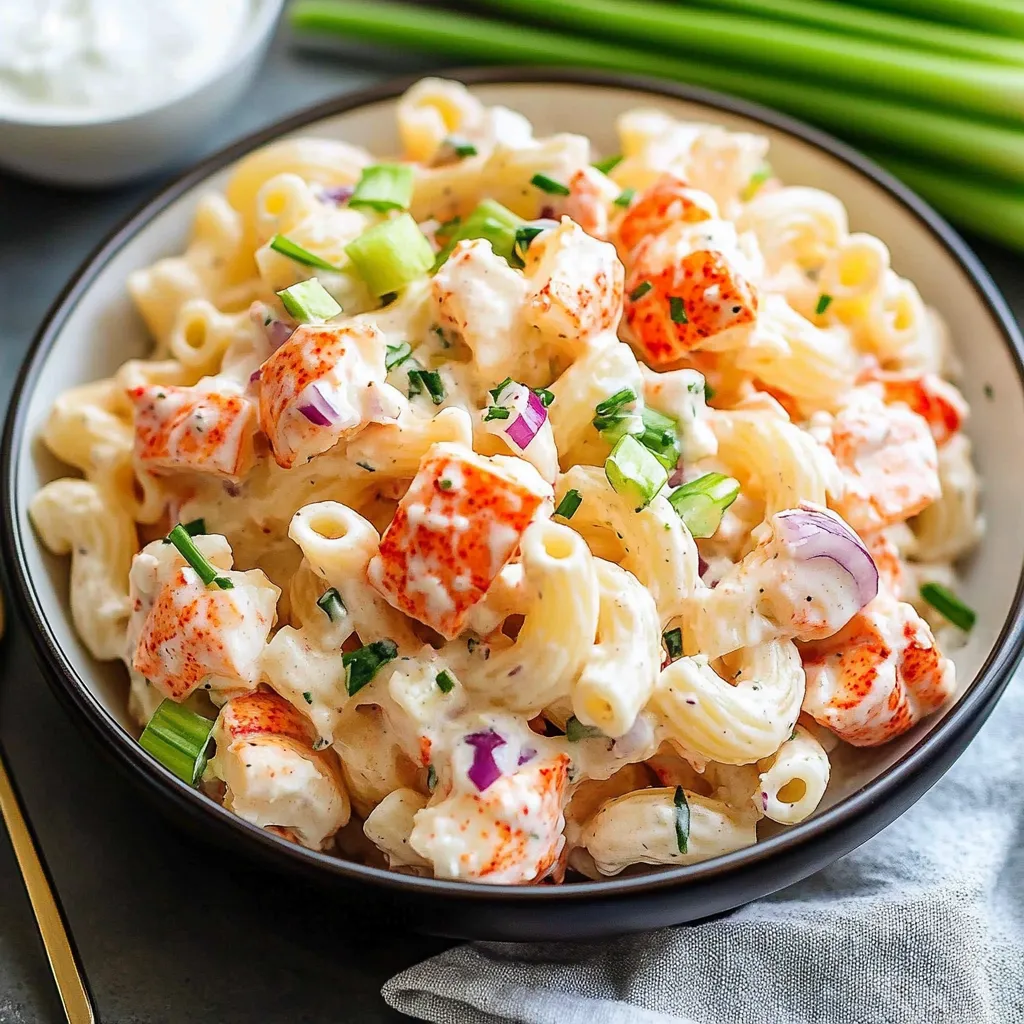 Tasty Lobster Roll Pasta Salad