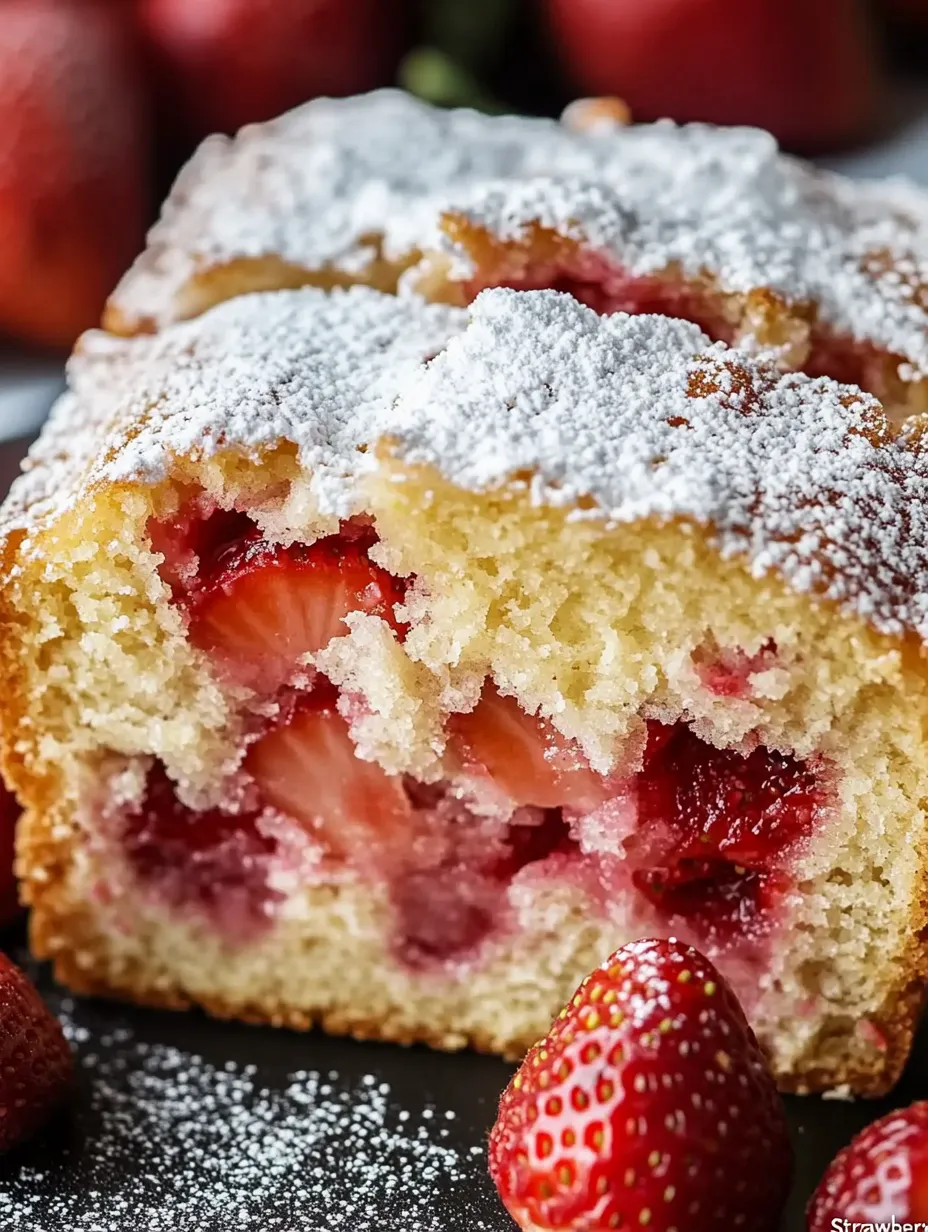 Strawberry Pound Cake Recipe