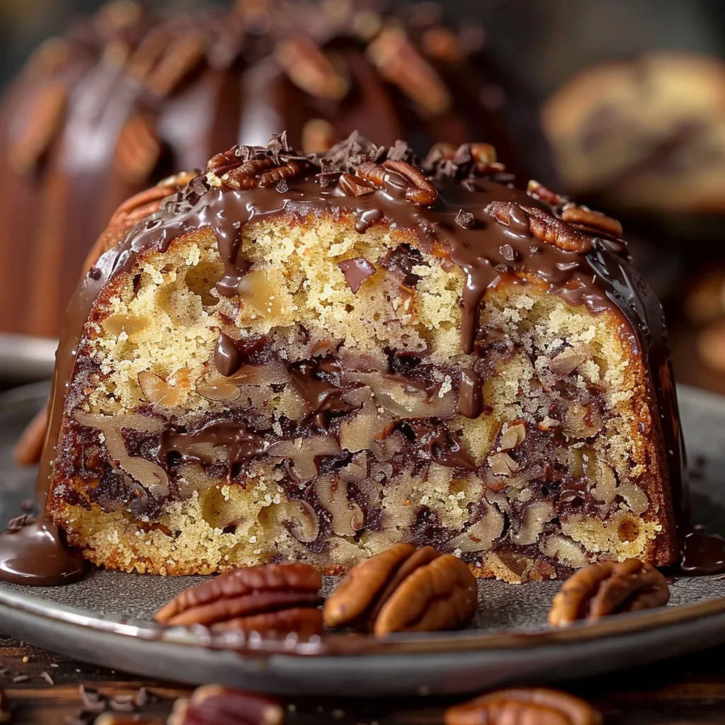 German Chocolate Pound Cake