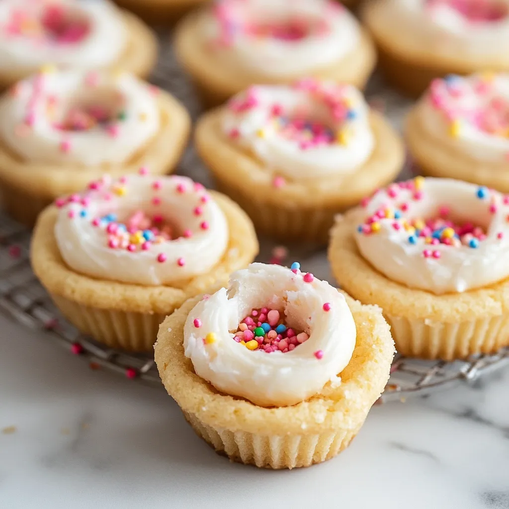 Sweet Cookie Cups Dessert