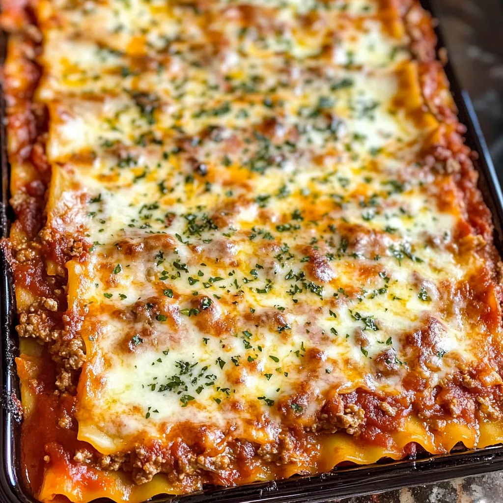 million dollar lasagna with alfredo sauce