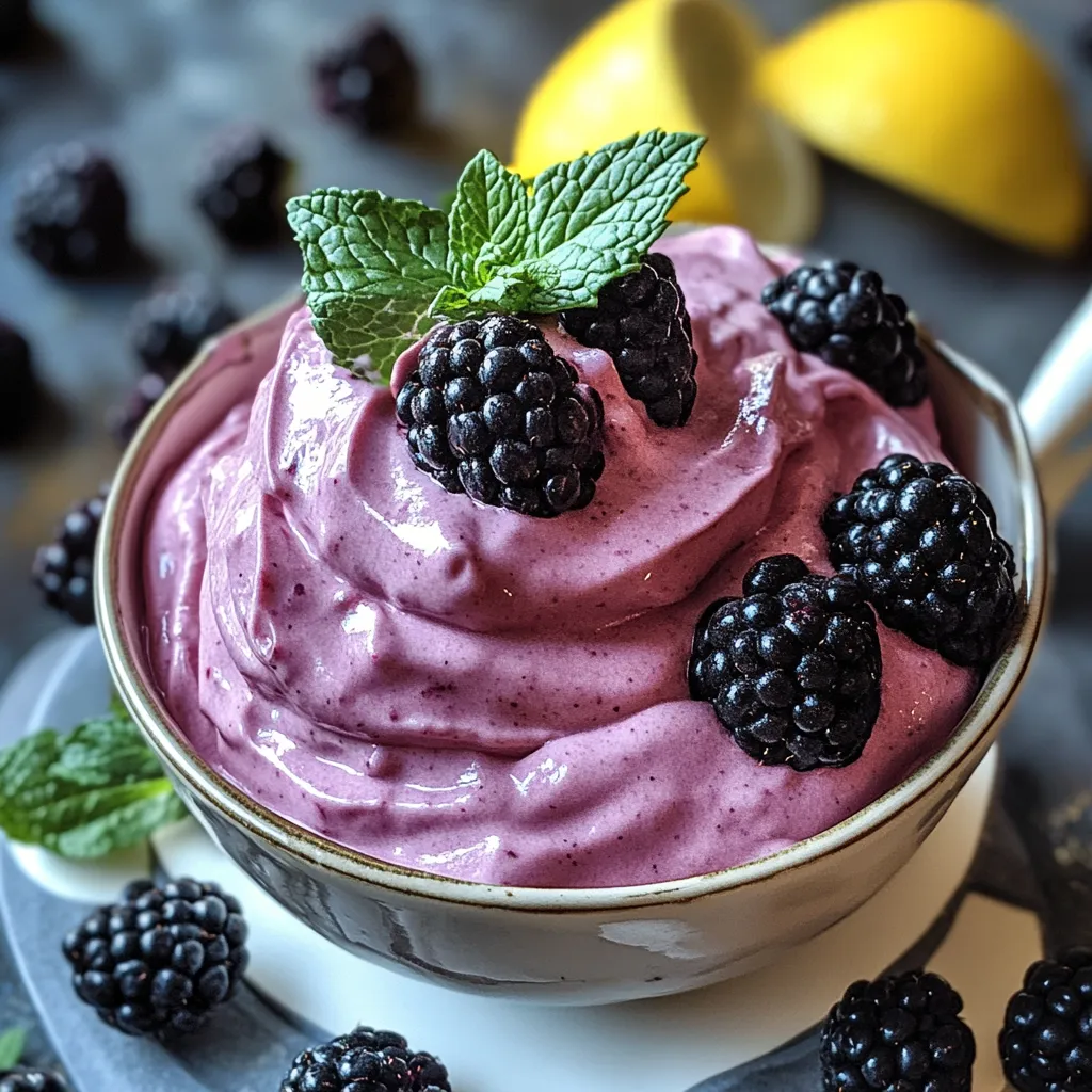 Blackberry Mousse