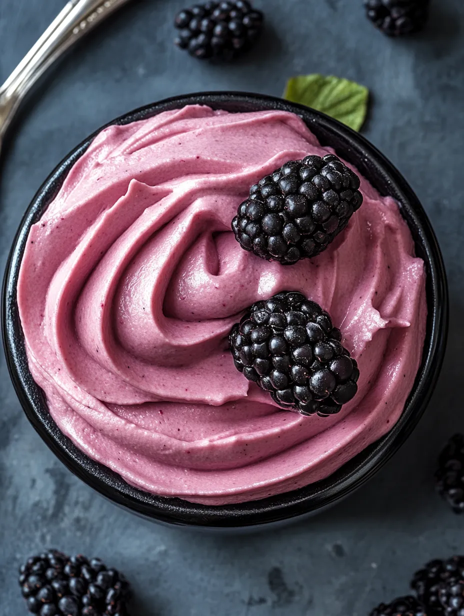 Blackberry Mousse Recipe