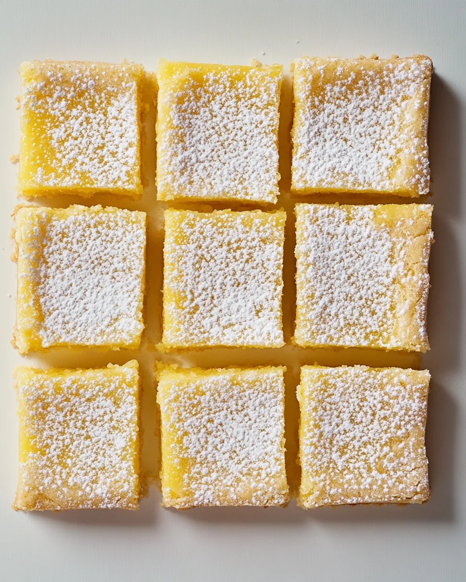 Lemon Bars Recipe