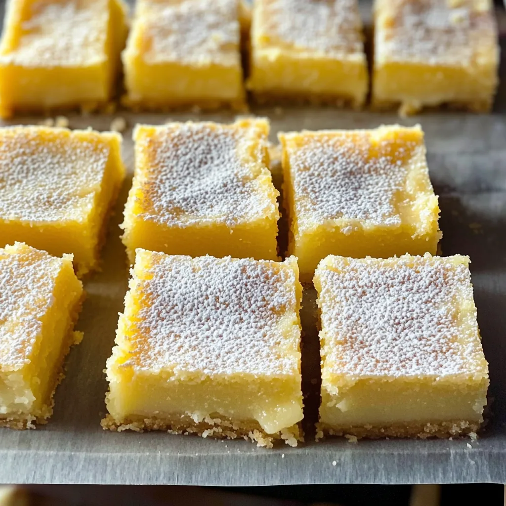 Easy Lemon Bars Recipe