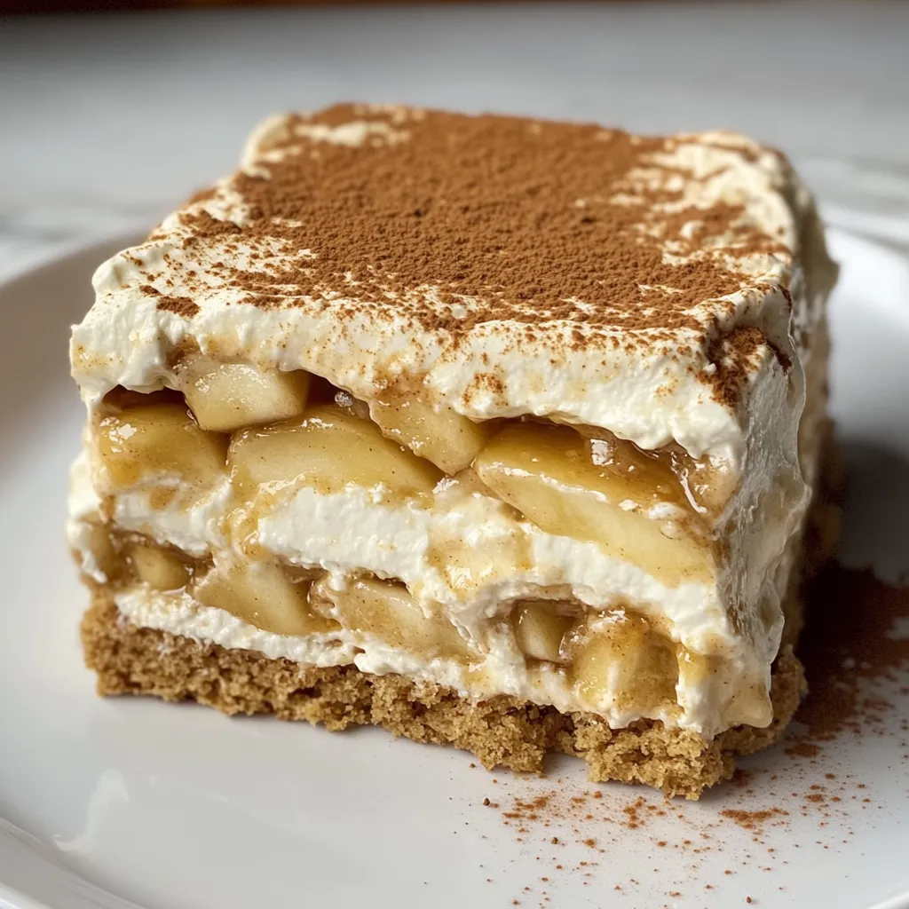 No-Bake Caramel Apple Icebox Cake Recipe