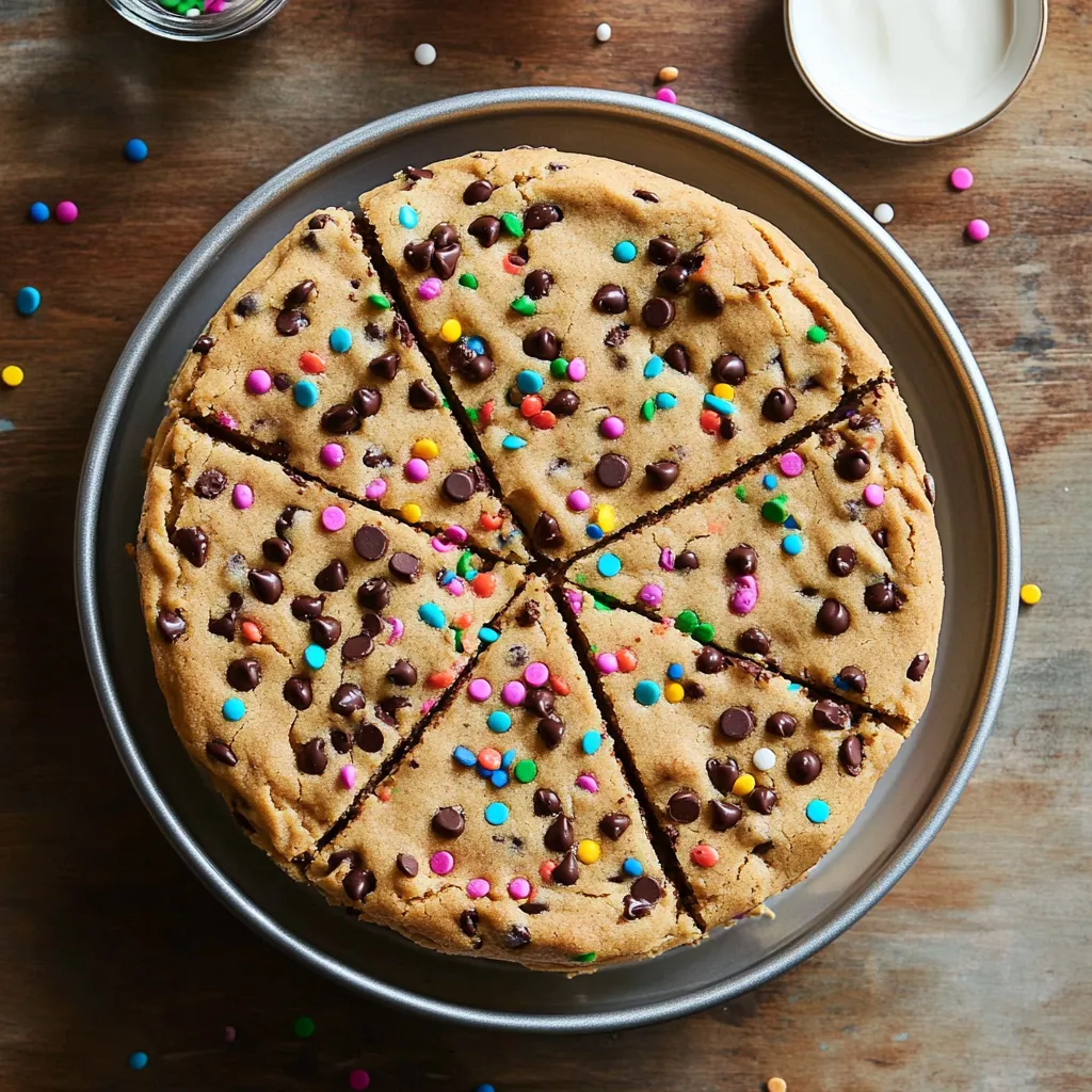 Chocolate Chip Cookie Cake Recipe