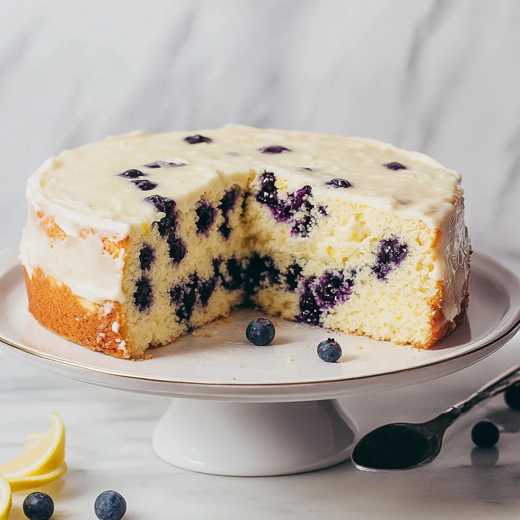 Lemon Blueberry Cake Recipe