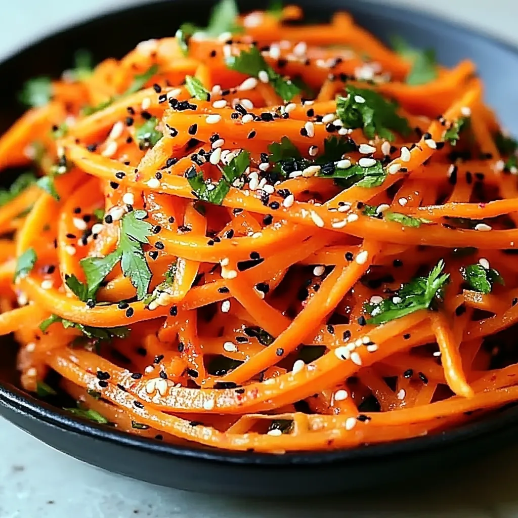 A bowl of food with black seeds on top.