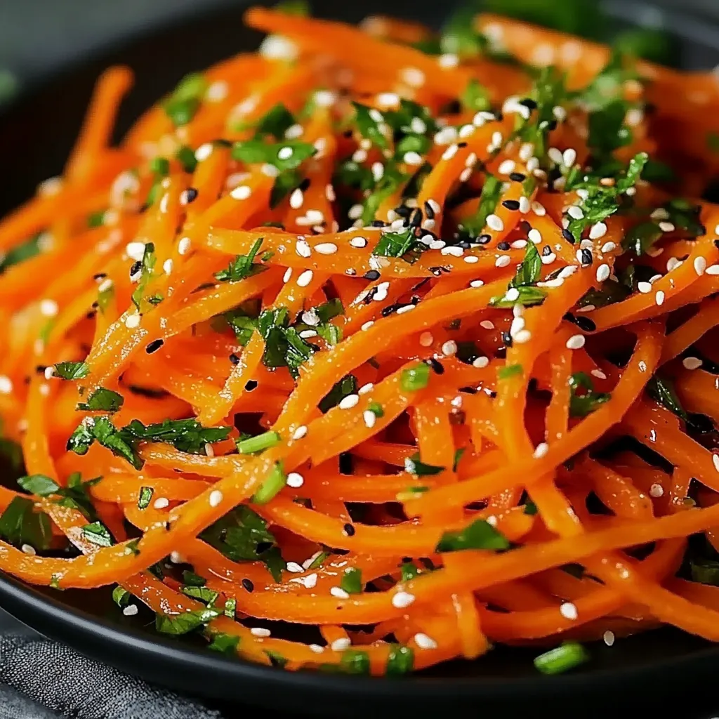 A bowl of food with carrots and seasoning.