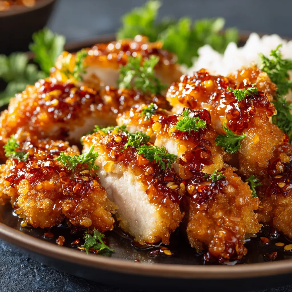 A plate of food with sauce on it.