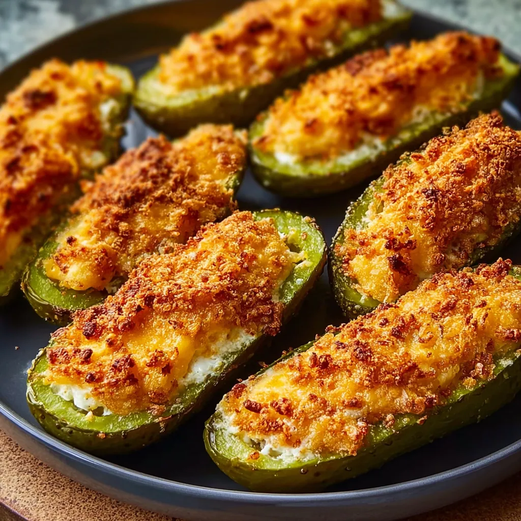 A plate of food with a green pepper and cheese.
