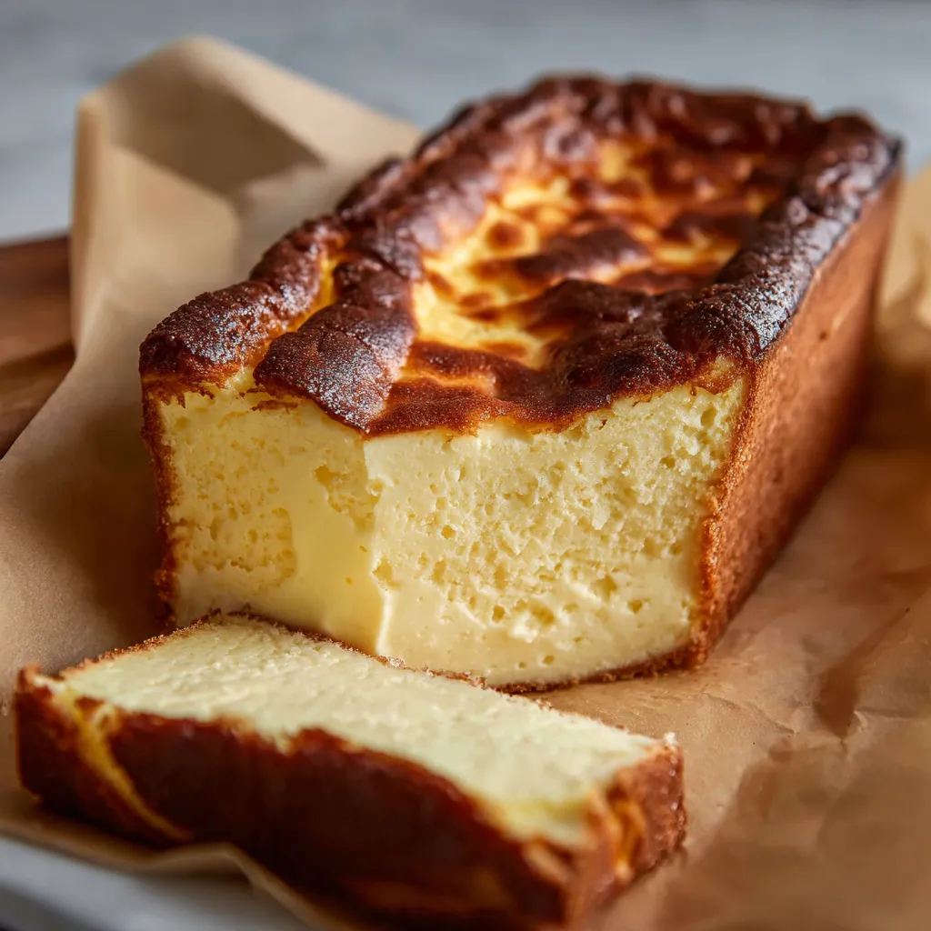 A slice of cake on a table.