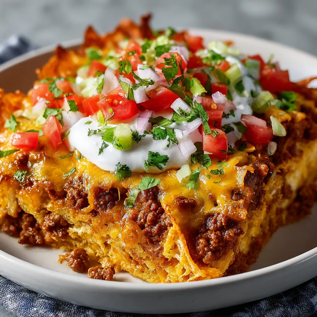 A plate of food with a white sauce on top.