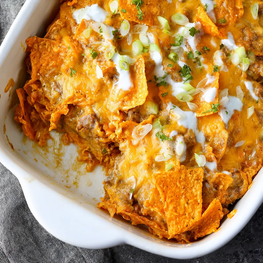 Un piatto di nachos con salsa e ciliegine.