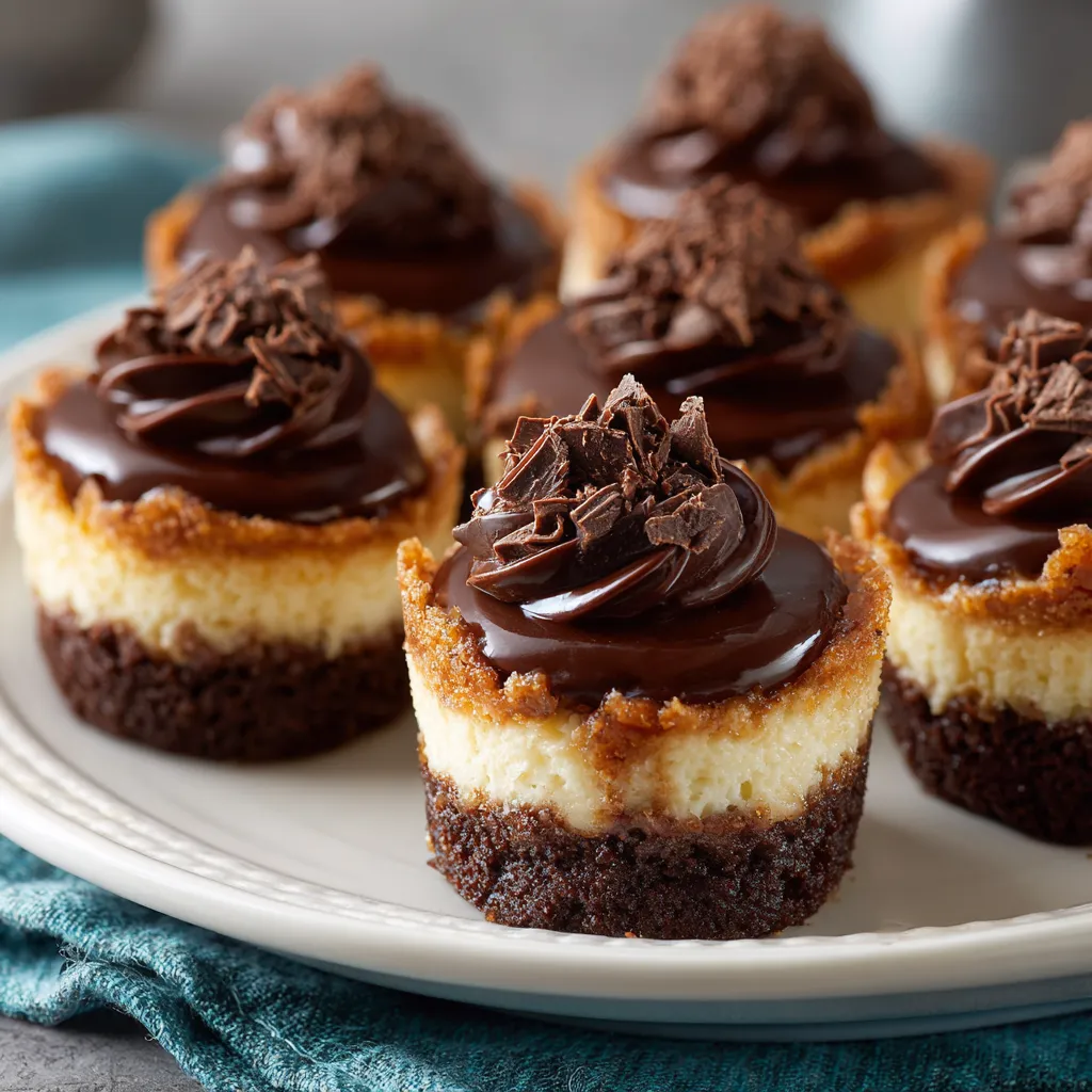 A plate of chocolate covered cheesecake bites.