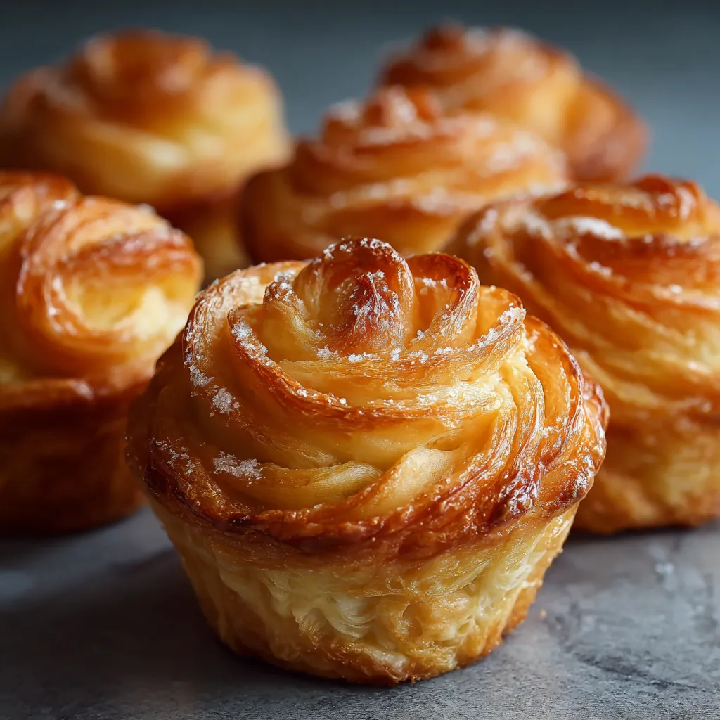 A close up of a pastry with sugar on top.