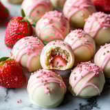 Strawberry Cheesecake Truffles
