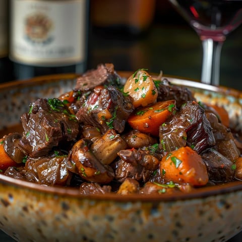 Beef Bourguignon Dish