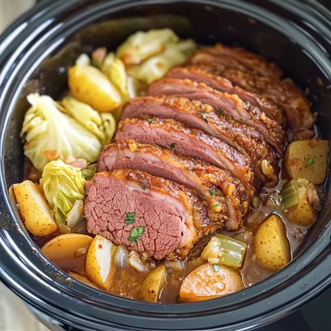 A pot of food with meat and vegetables.